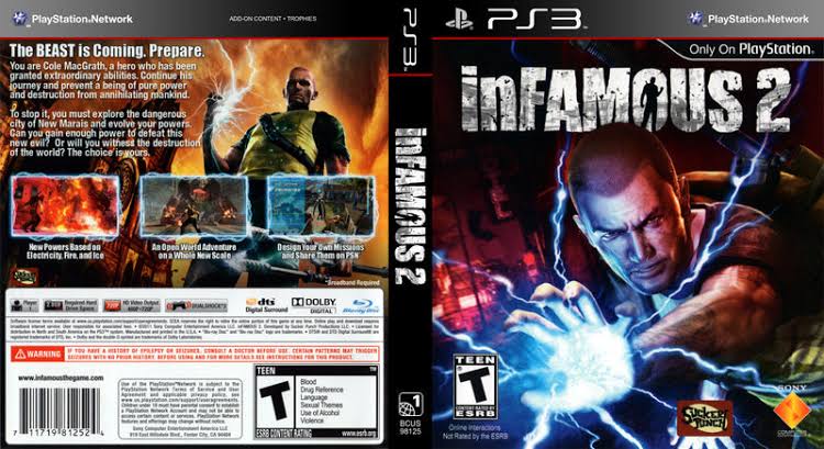 Infamous 2 - ROM & ISO PS3 Game Download