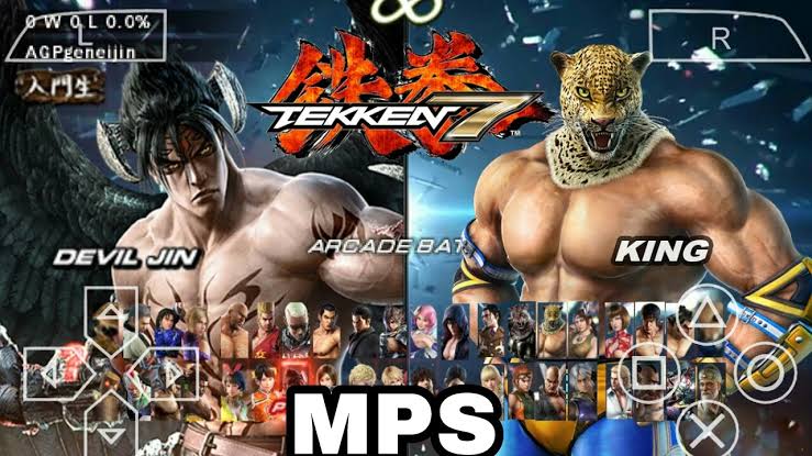 Tekken 7 PPSSPP ISO Zip File Download Highly Compressed For Android
